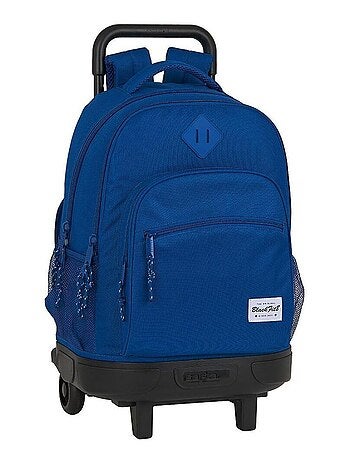 Mochila con ruedas blackfit 8 colors 45 cm trolley gama alta (azul marino)