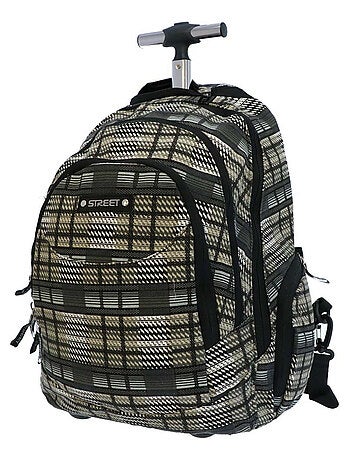 Mochila con ruedas canvas 45 cm - 3 cpt (modelo 2)