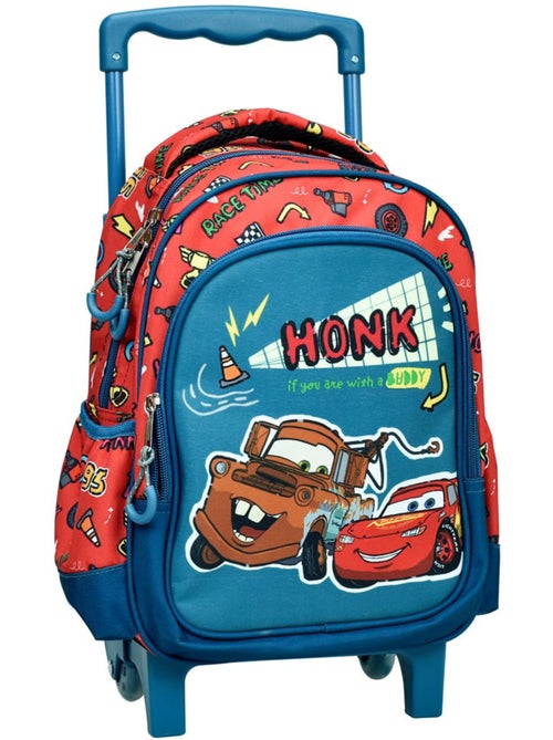 Mochila con ruedas cars de poliéster estampado - Kiabi Mochila con ruedas cars de poliéster estampado - Kiabi