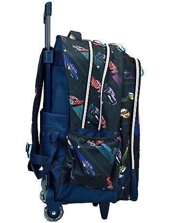 Mochila con ruedas cars rayo mcqueen 44 cm - trolley escolar
