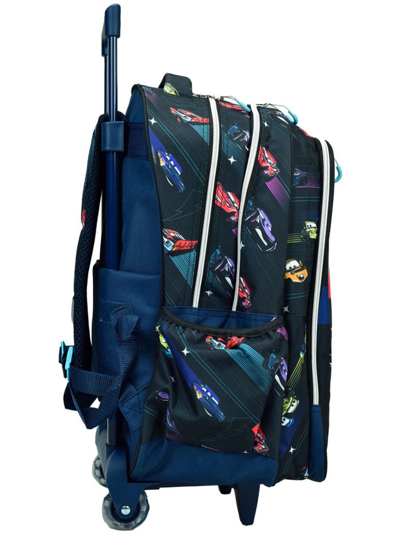 Mochila con ruedas cars rayo mcqueen 44 cm - trolley escolar Negro/Rojo/Amarillo - Kiabi