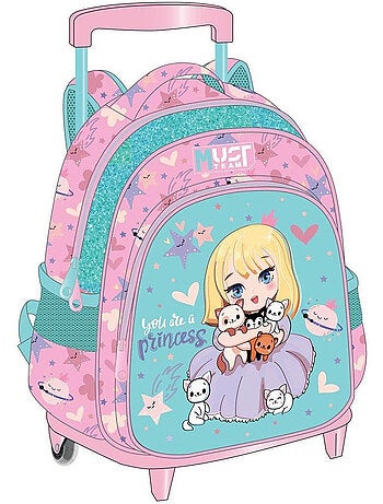 Mochila con ruedas cmp 31 cm 'mimi team' princess cat cmp