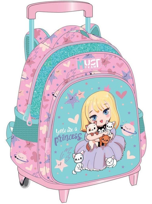 Mochila con ruedas cmp 31 cm 'mimi team' princess cat cmp - Kiabi Mochila con ruedas cmp 31 cm 'mimi team' princess cat cmp - Kiabi