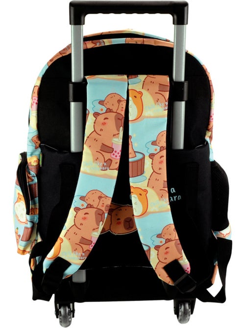 Mochila con ruedas cmp motivo capibara 46 cm asas telescópicas - Kiabi