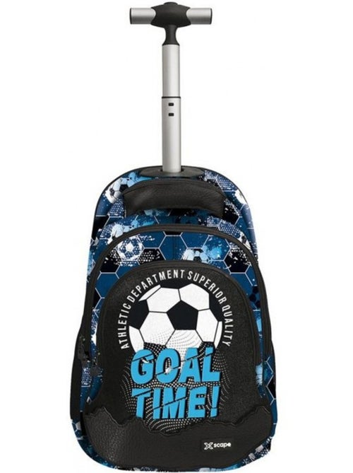 Mochila con ruedas cmp motivo football goal time 2 compartimentos - Kiabi Mochila con ruedas cmp motivo football goal time 2 compartimentos - Kiabi