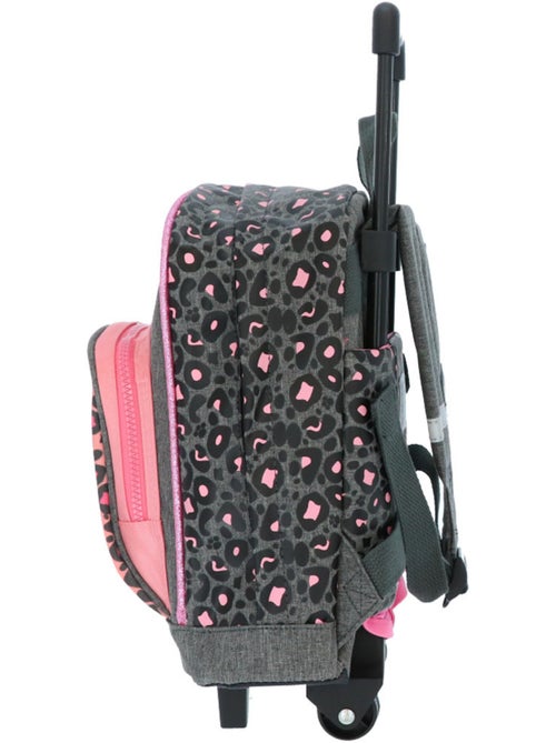 Mochila con ruedas con estampado de leopardo - Kiabi Mochila con ruedas con estampado de leopardo - Kiabi