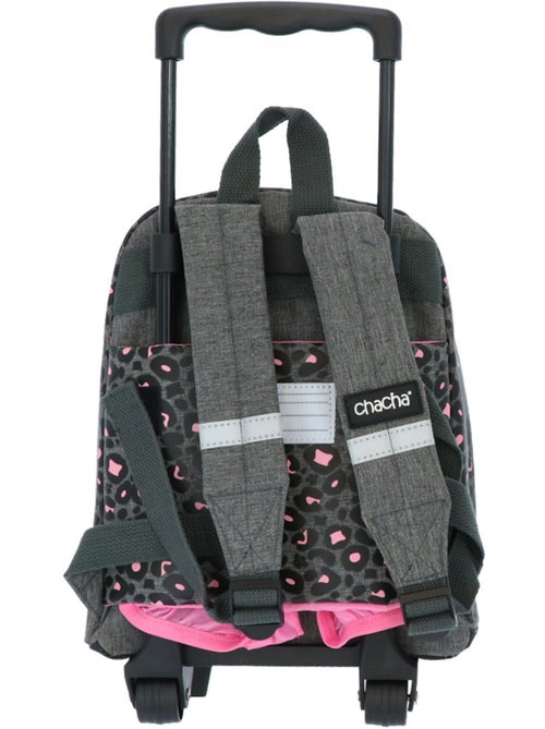 Mochila con ruedas con estampado de leopardo - Kiabi Mochila con ruedas con estampado de leopardo - Kiabi