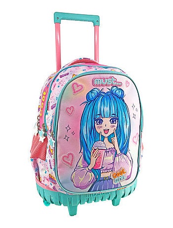 Mochila con ruedas cool girl must 45 cm trolley