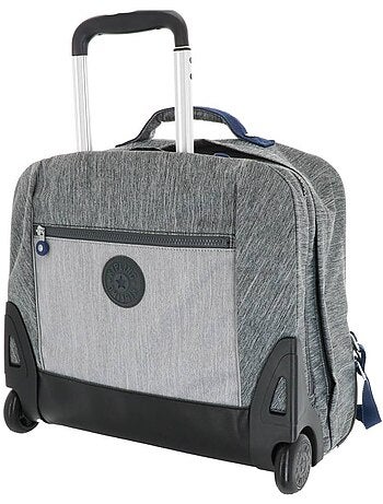 Mochila con ruedas efecto denim kipling