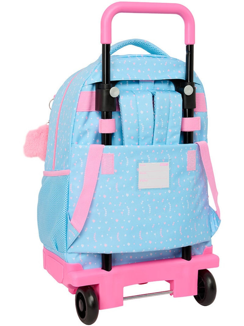Mochila con ruedas estrellas lavanda 22 l con elementos extraíbles cmp Lavanda - Kiabi