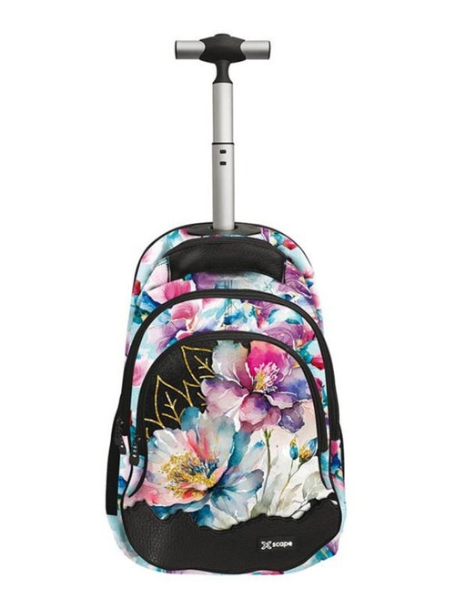 Mochila con ruedas fleur aquarelle 44 cm - 2 cpt - Kiabi Mochila con ruedas fleur aquarelle 44 cm - 2 cpt - Kiabi