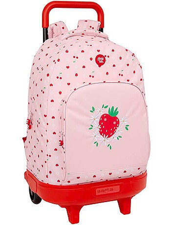 Mochila con ruedas fresa glow lab 45 x 33 x 22 cm 22 l cmp