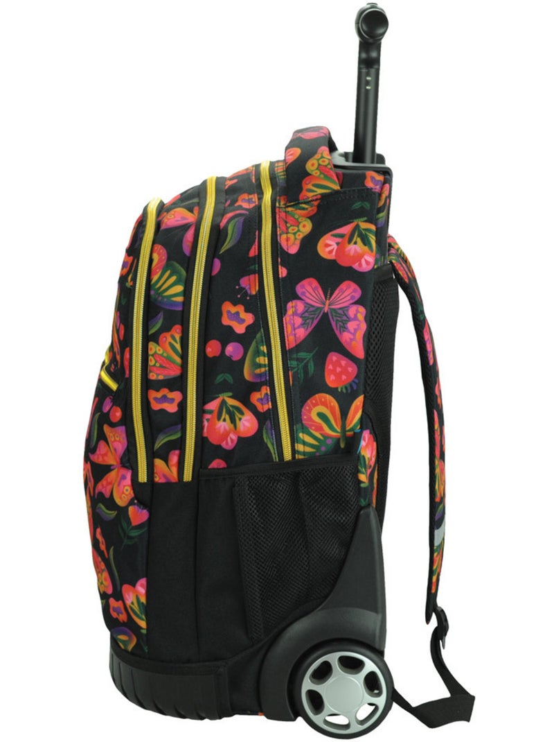 Mochila con ruedas hallmark – trolley – 48 cm Negro Rosa - Kiabi
