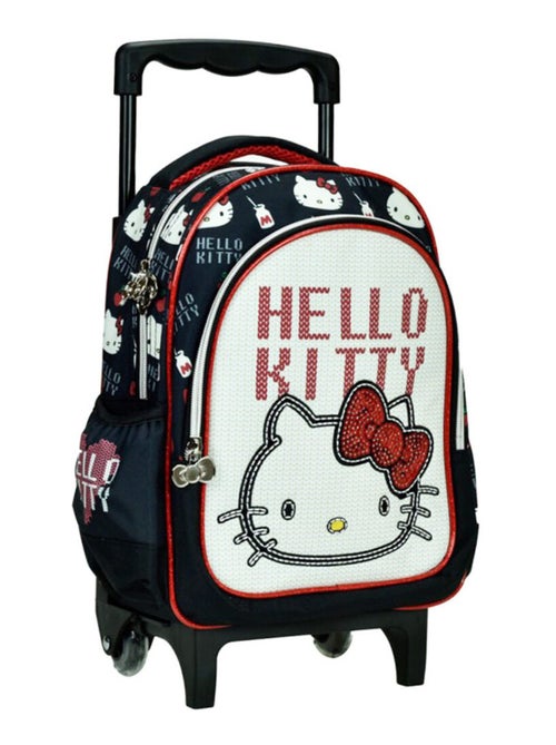 Mochila con ruedas hello kitty heart strass 30 cm trolley infantil - Kiabi Mochila con ruedas hello kitty heart strass 30 cm trolley infantil - Kiabi