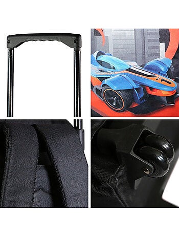 Mochila con ruedas hot wheels – 45 cm