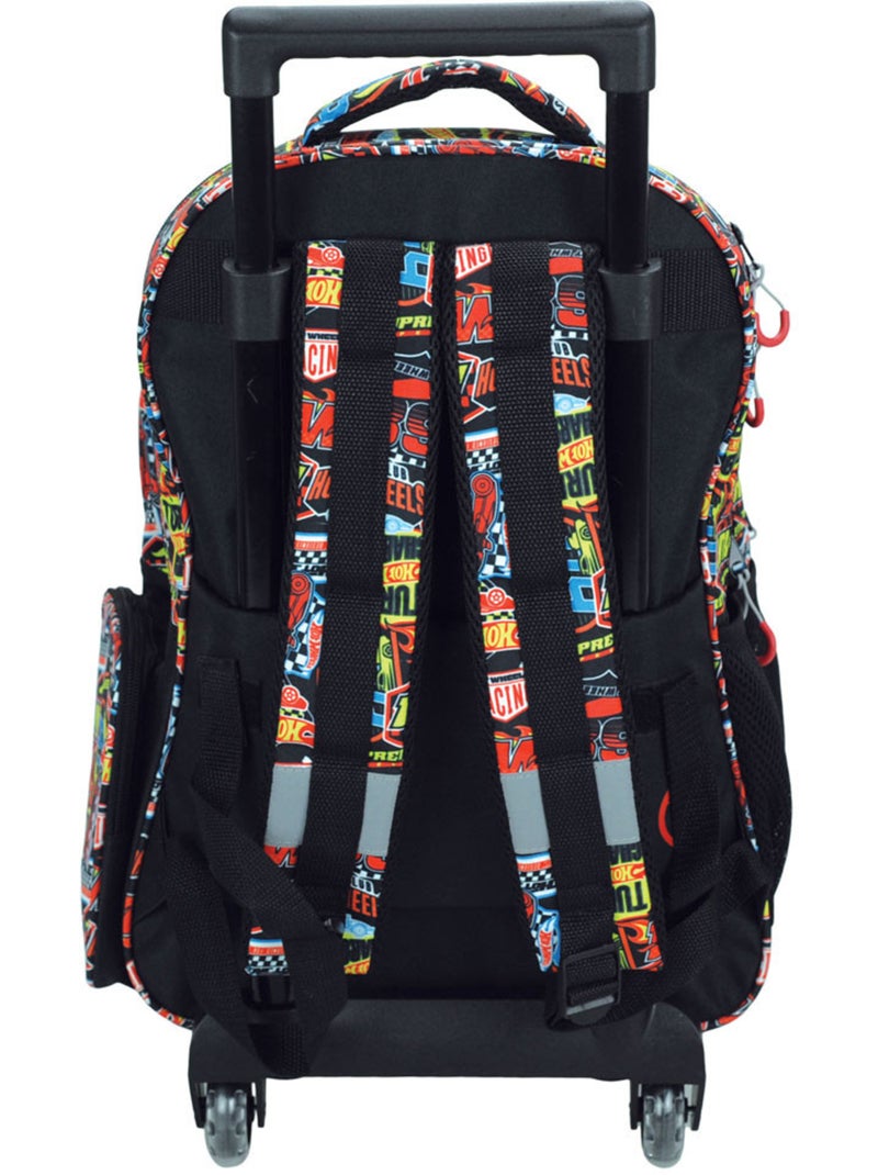 Mochila con ruedas hot wheels – race to win trolley – 46 cm Multicolor - Kiabi
