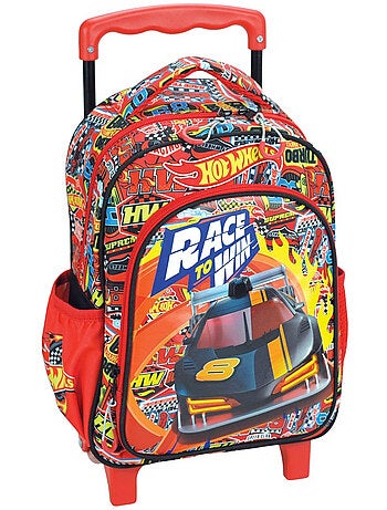 Mochila con ruedas hot wheels – race to win trolley infantil – 30 cm