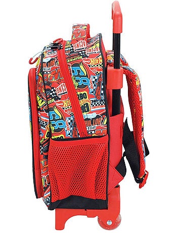 Mochila con ruedas hot wheels – race to win trolley infantil – 30 cm
