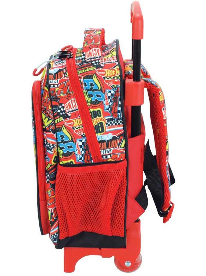 Mochila con ruedas hot wheels – race to win trolley infantil – 30 cm Multicolor - Kiabi