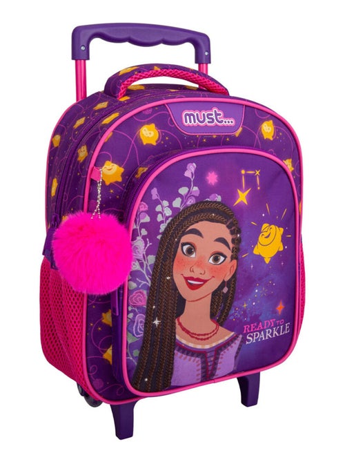 Mochila con ruedas infantil - disney asha wish - compacta - Kiabi Mochila con ruedas infantil - disney asha wish - compacta - Kiabi