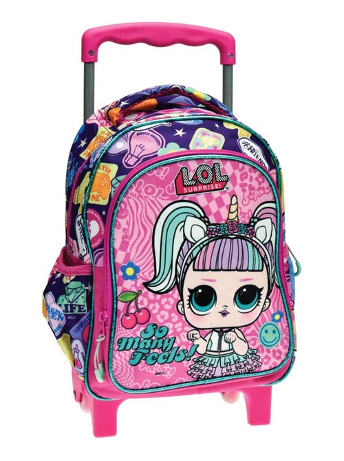 Mochila con ruedas infantil - estampado unicornio - lol surprise - Kiabi