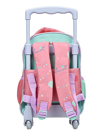 Mochila con ruedas infantil - licencia disney princess ariel - compact