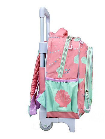 Mochila con ruedas infantil - licencia disney princess ariel - compact