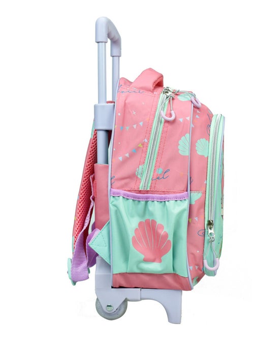 Mochila con ruedas infantil - licencia disney princess ariel - compact - Kiabi