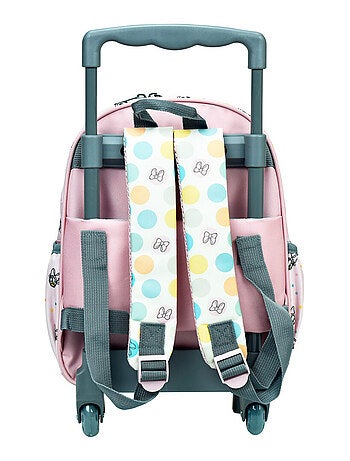 Mochila con ruedas infantil - minnie daisy friends - práctica