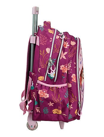 Mochila con ruedas infantil - princesa castillo - disney gama alta