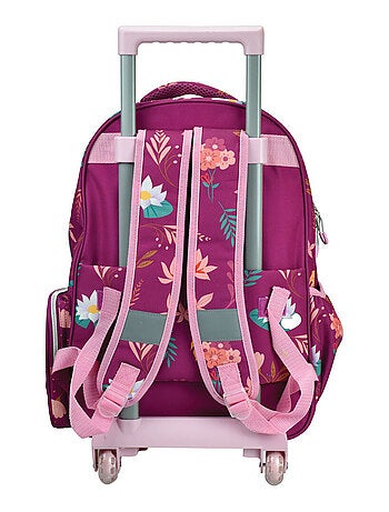 Mochila con ruedas infantil - princesa castillo - disney gama alta