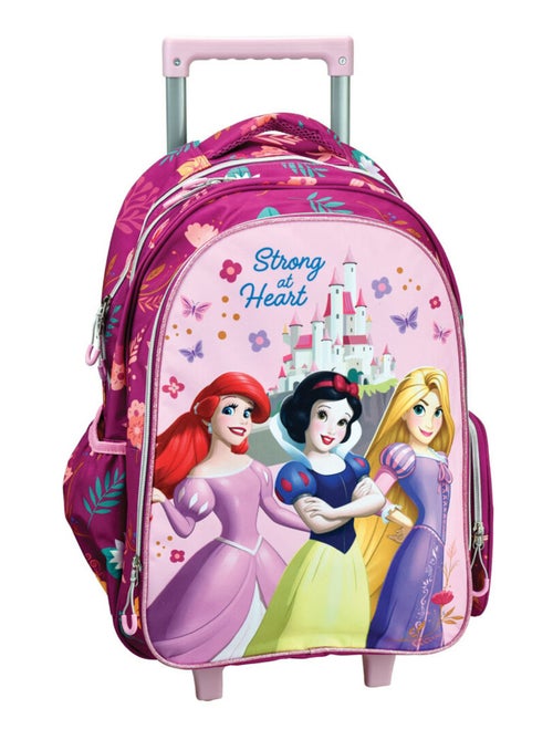 Mochila con ruedas infantil - princesa castillo - disney gama alta - Kiabi