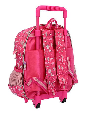 Mochila con ruedas infantil - princesa fairies - niña
