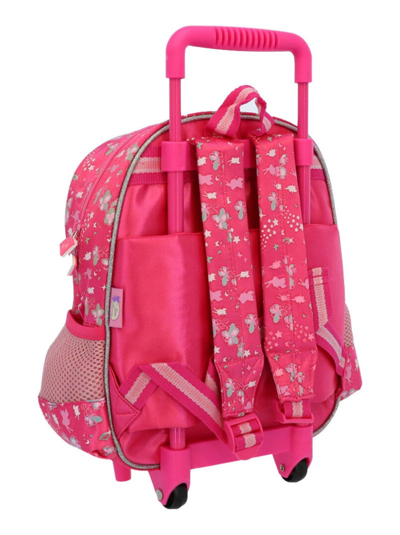 Mochila con ruedas infantil - princesa fairies - niña Rosa - Kiabi