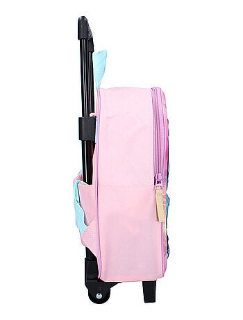 Mochila con ruedas infantil 3d - licencia stitch - vadobag