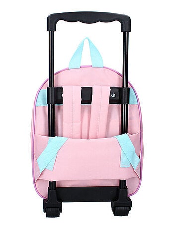 Mochila con ruedas infantil 3d - licencia stitch - vadobag