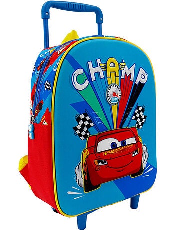 Mochila con ruedas infantil cars champion 30 cm - trolley escolar