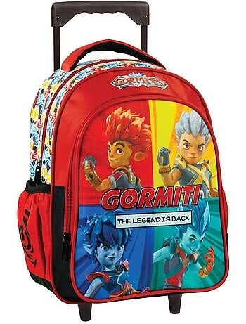 Mochila con ruedas infantil gormiti the legend 30 cm - trolley infantil