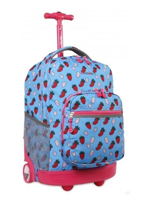 Mochila con ruedas jworld new york - trolley (fraise) - Kiabi Mochila con ruedas jworld new york - trolley (fraise) - Kiabi