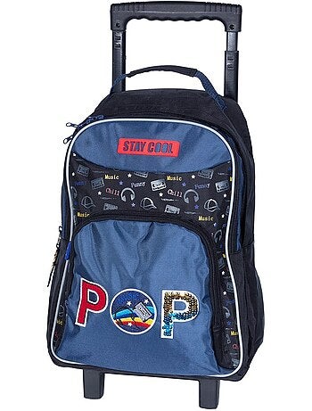 Mochila con ruedas kip de tejido 2 compartimentos