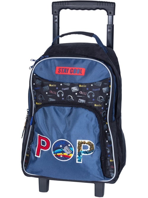 Mochila con ruedas kip de tejido 2 compartimentos - Kiabi Mochila con ruedas kip de tejido 2 compartimentos - Kiabi