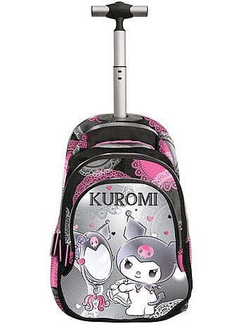 Mochila con ruedas 'kuromi' 44 cm con bolsillos con cremallera
