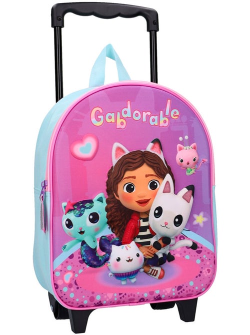 Mochila con ruedas la casa de muñecas de gabby 3d 32 cm infantil - Kiabi Mochila con ruedas la casa de muñecas de gabby 3d 32 cm infantil - Kiabi