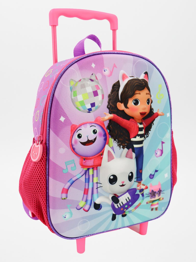 Mochila con ruedas 'La casa de muñecas de Gabby' ROSA - Kiabi