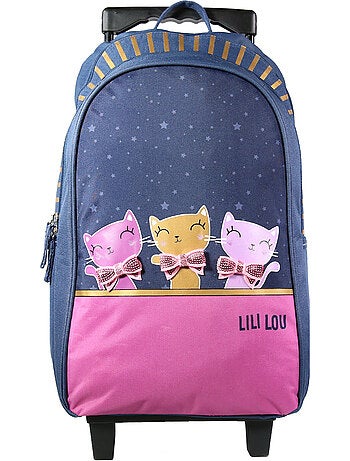 Mochila con ruedas – lili lou gato 45 cm