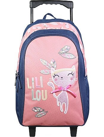 Mochila con ruedas – lililou el gato 45 cm