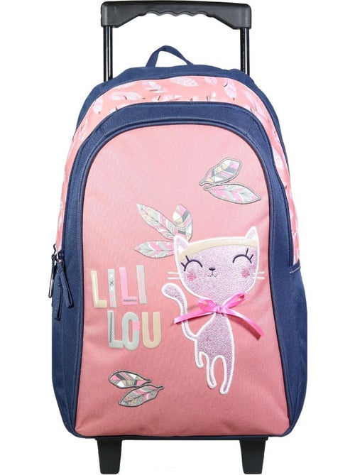 Mochila con ruedas – lililou el gato 45 cm - Kiabi Mochila con ruedas – lililou el gato 45 cm - Kiabi