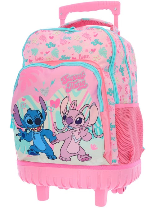 Mochila con ruedas lilo y stitch 43 cm 29 l con 2 compartimentos - Kiabi