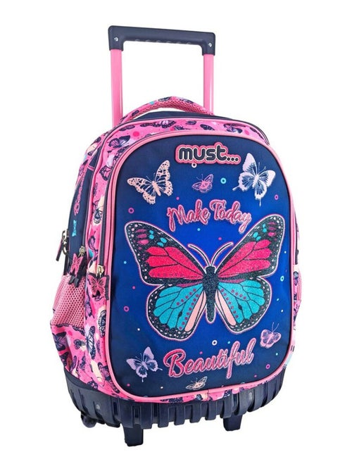 Mochila con ruedas make today beautiful papillons must 45 cm trolley - Kiabi