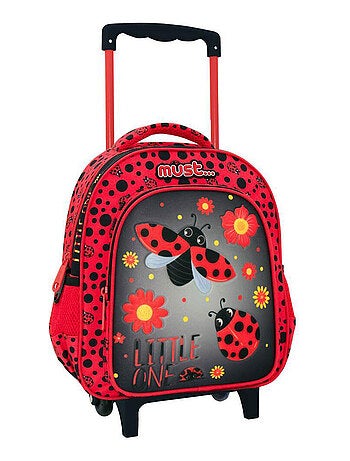 Mochila con ruedas mariquita little one infantil 31 cm trolley